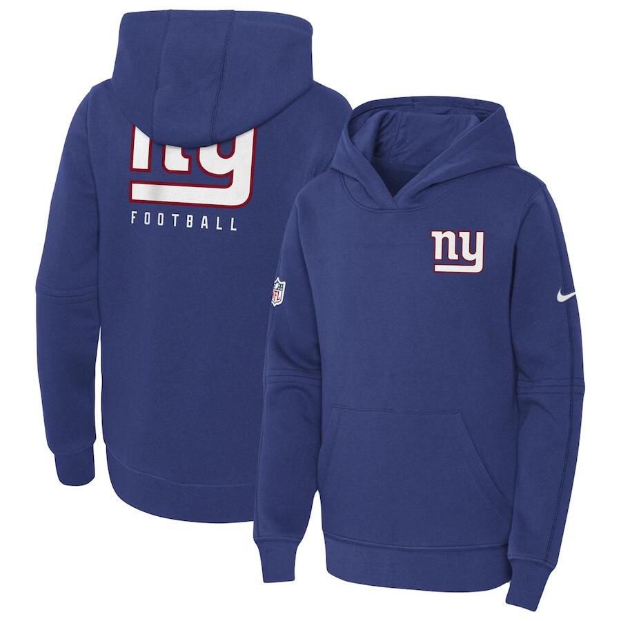 Youth 2023 NFL New York Giants blue Sweatshirt style 1->new york giants->NFL Jersey